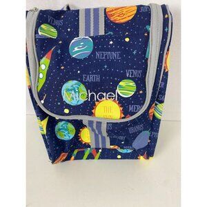 Pottery Barn Kids Navy Solar System‎ Hanging Toiletry Bag.